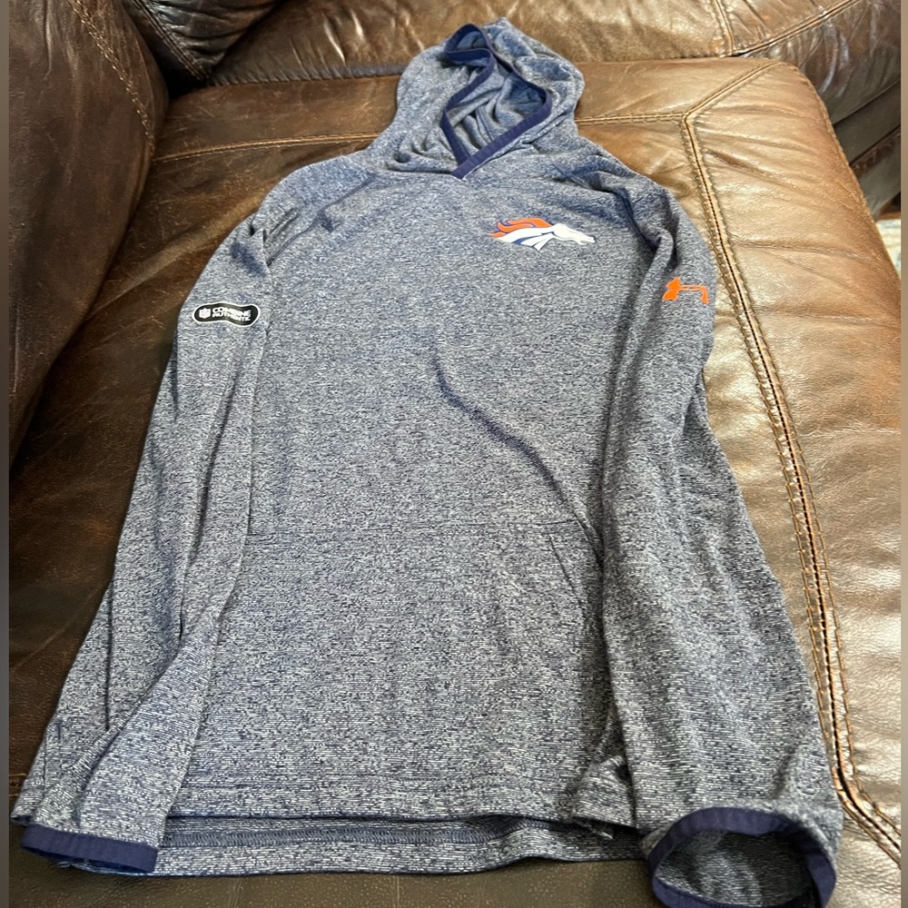 Under Armour Combine Authentic Denver Broncos HeatGear Lightweight Hoodie